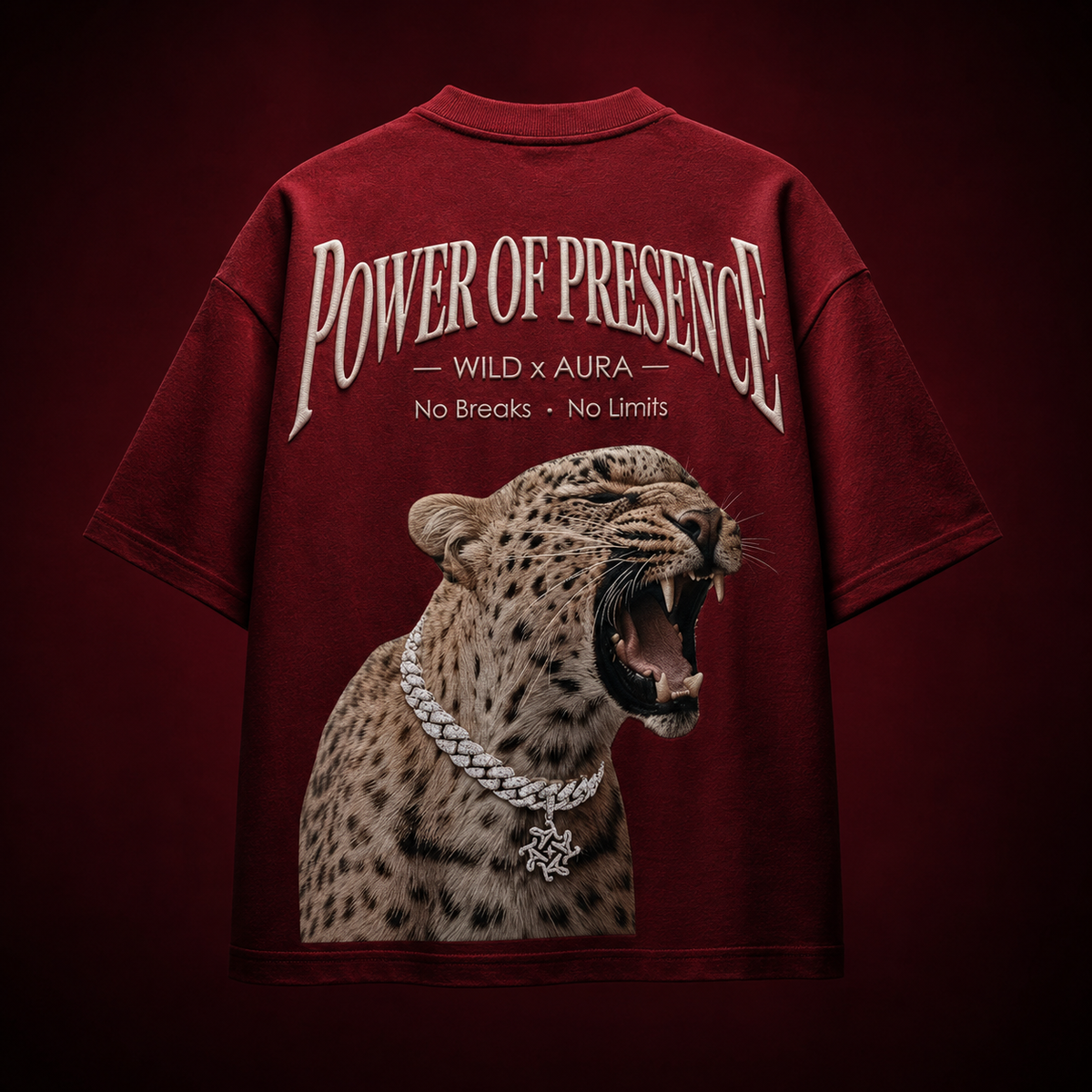Untamed Oversized Printed T-Shirt