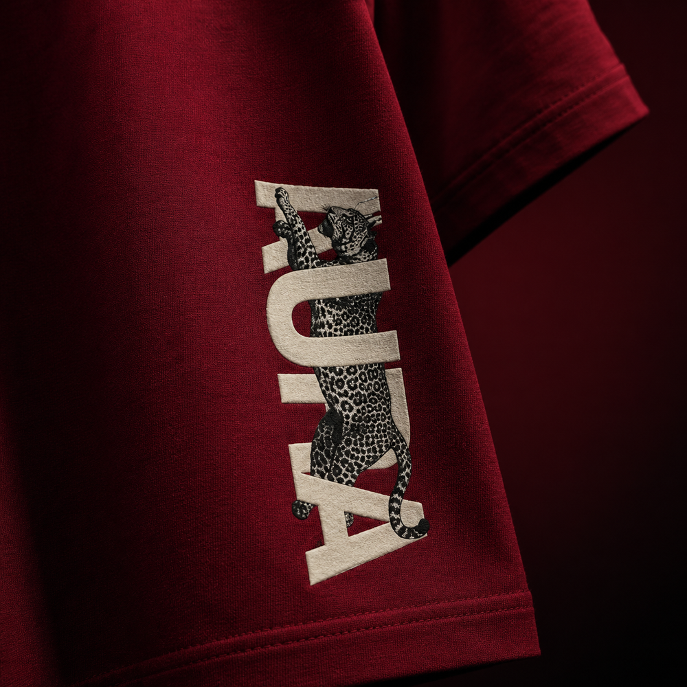 Untamed Oversized Printed T-Shirt by The Aura – product view 3