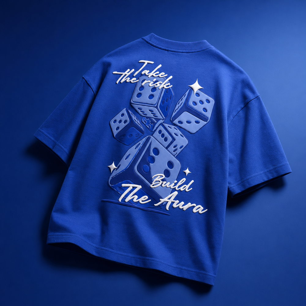 Odds Oversized Puff Print T-Shirt by The Aura – product view 5