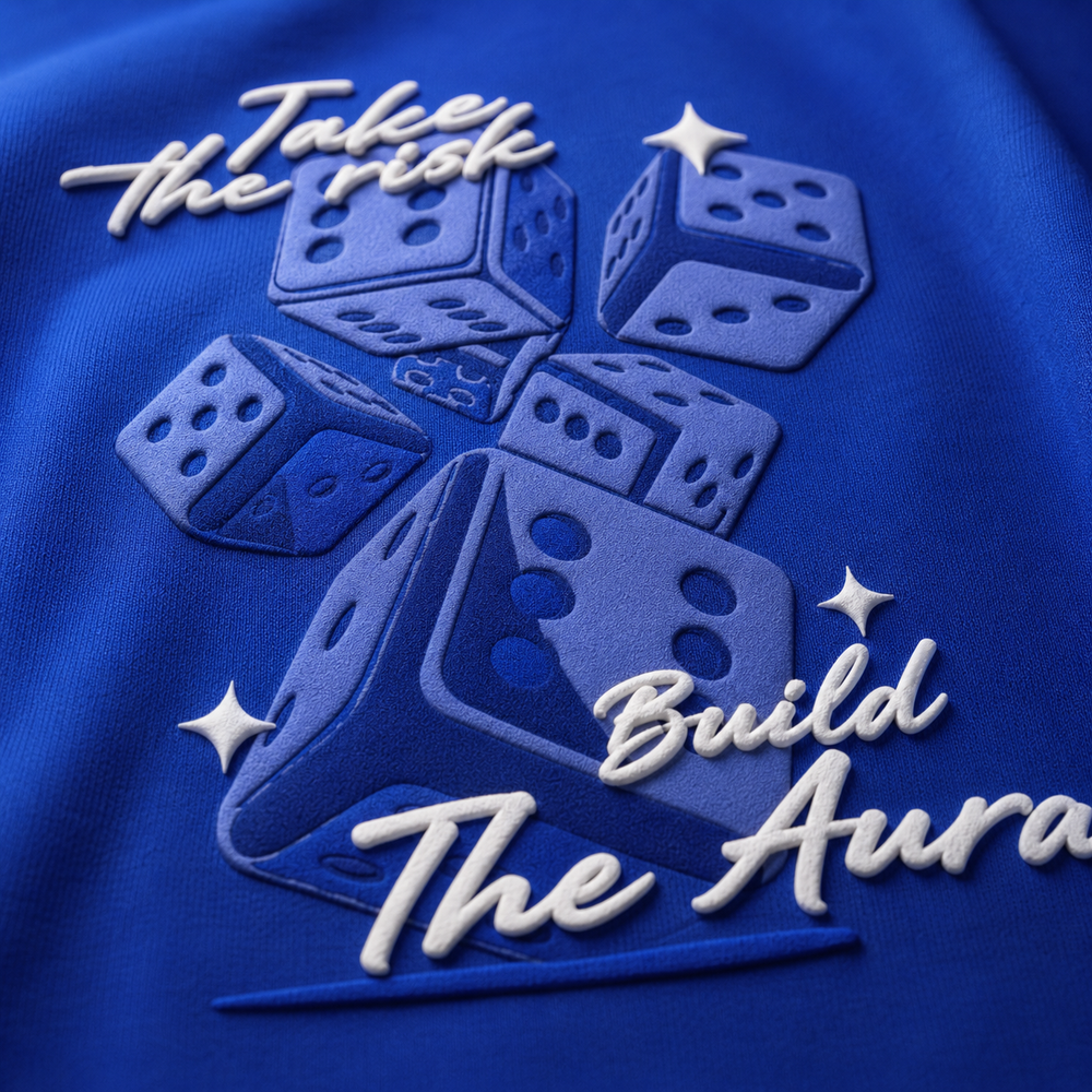 Odds Oversized Puff Print T-Shirt by The Aura – product view 4