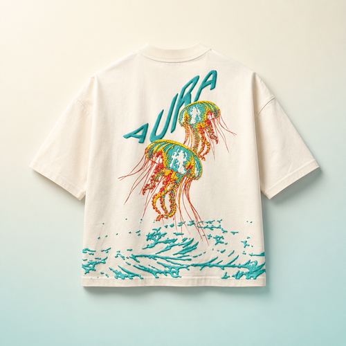 Abyss Oversized Puff Print T-Shirt